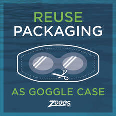 Zoggs Phantom Swimming Goggles Mask 0 - 6 Years Blue, Blue, bcf_hi-res