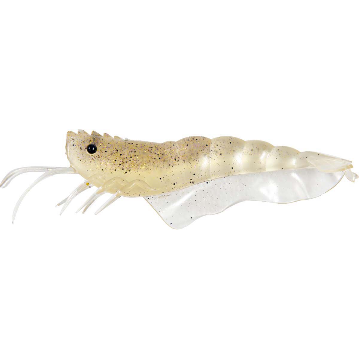 Fishcraft Dr Prawn Unrigged Soft Plastic Lure 3in Goldy, Goldy, bcf_hi-res