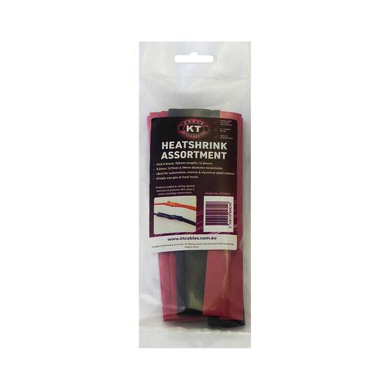 KT Cables 7.5-13.5mm Assorted Red / Black Heat Shrink, , bcf_hi-res