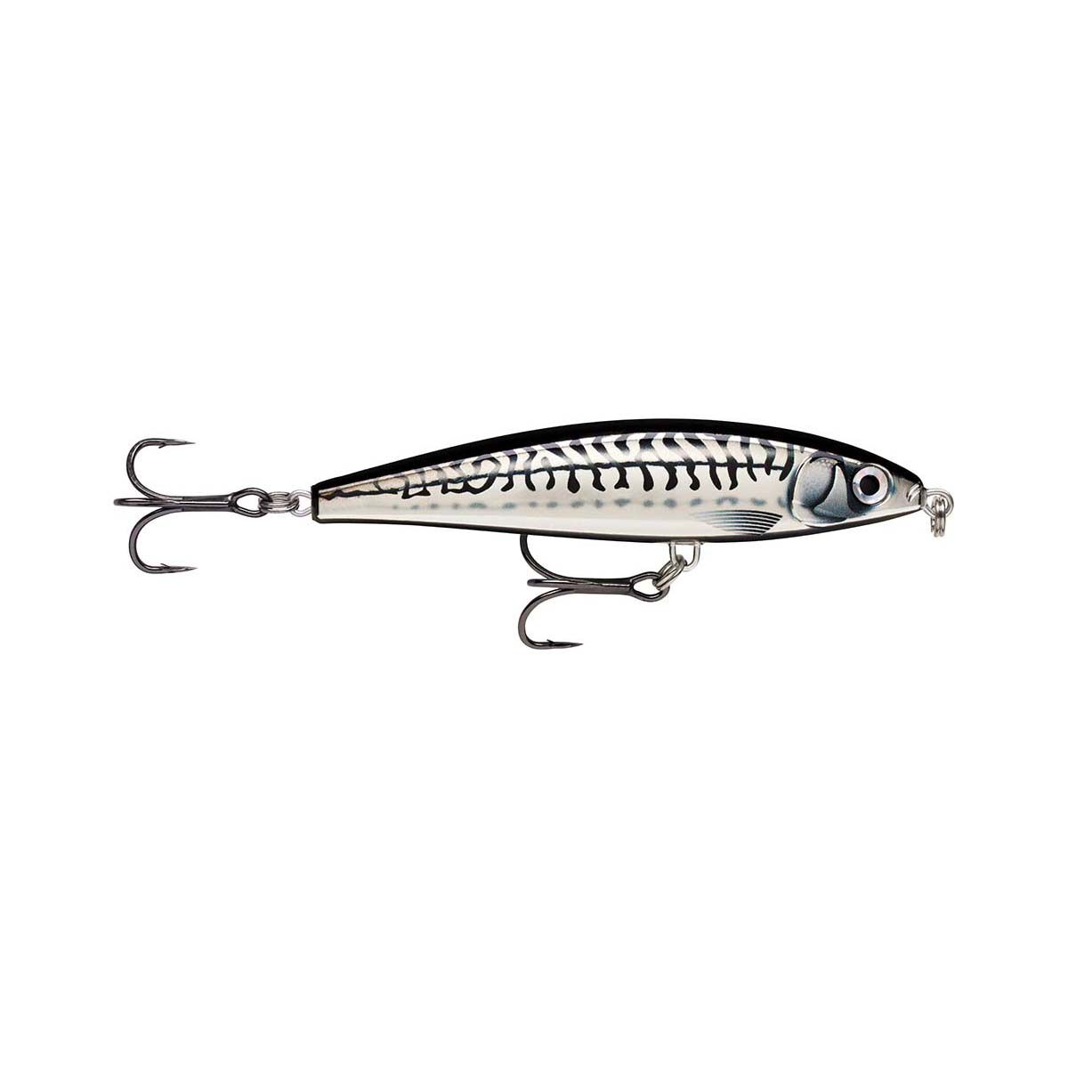 Rapala XRap Magnum Prey Hardbody Lure HD Chrome Mackerel 10cm BCF