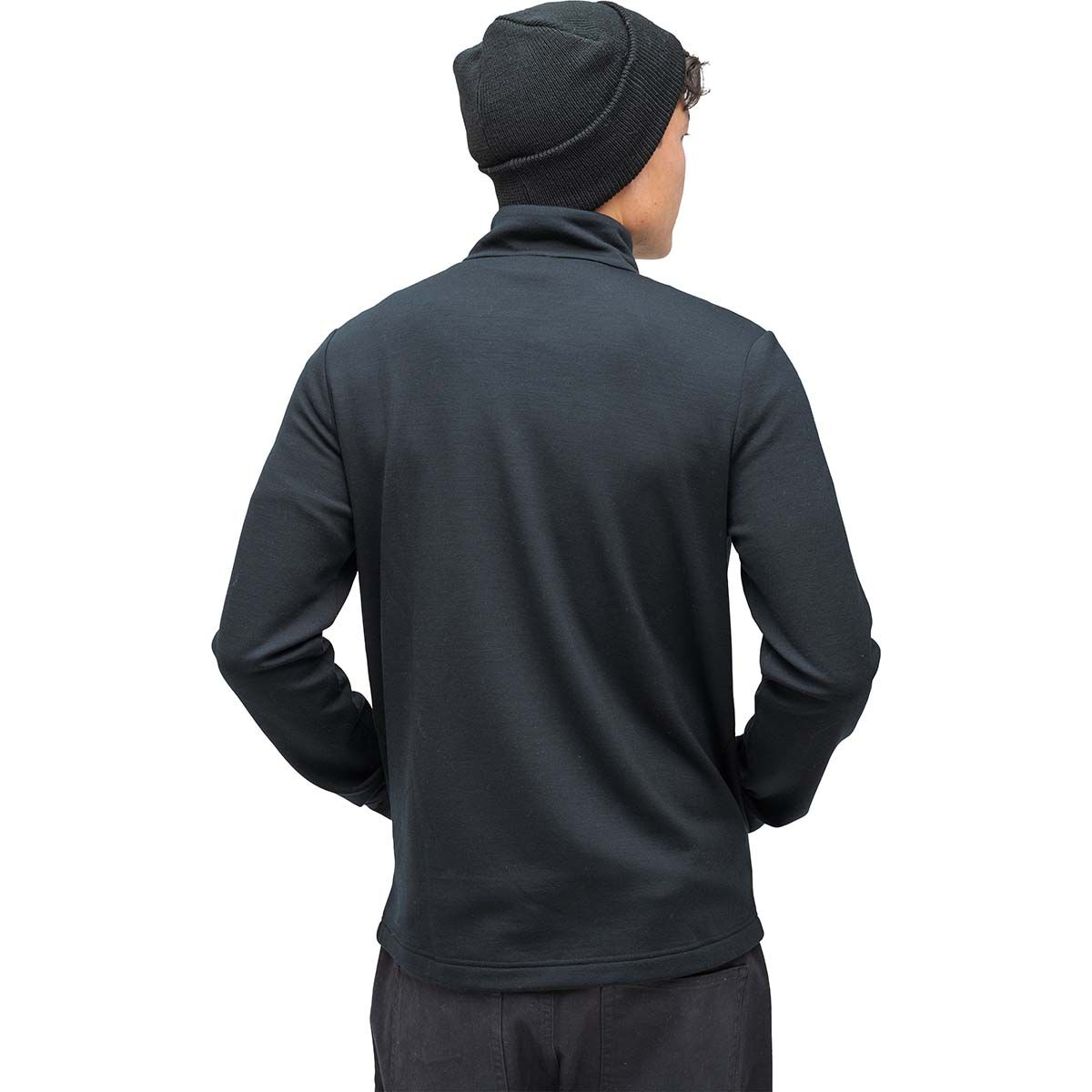 Macpac Men's Craigieburn 280 Merino Blend Hoodie Black XL, Black, bcf_hi-res