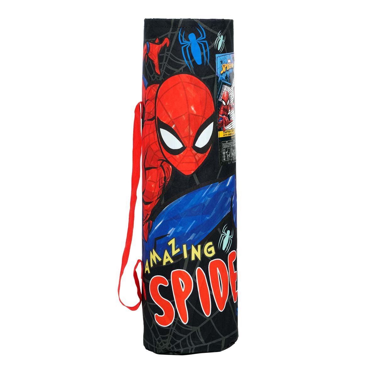 Spiderman Kids Camp Chair with Umbrella 30kg, , bcf_hi-res
