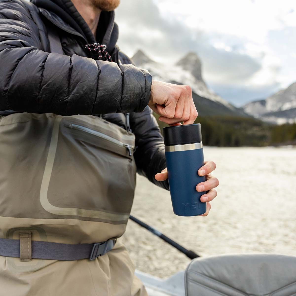 YETI&reg; Rambler&reg; Travel Bottle 12 oz ( 354ml) Navy, Navy, bcf_hi-res