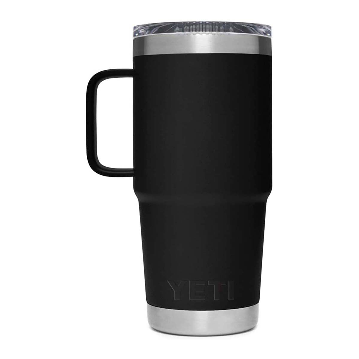 YETI&reg; Rambler&reg; Travel Mug 20 oz (591ml) with Stronghold&trade; Lid Black, Black, bcf_hi-res