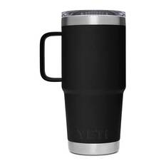YETI® Rambler® Travel Mug 20 oz (591ml) with Stronghold™ Lid Black, Black, bcf_hi-res