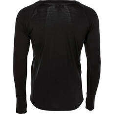OUTRAK Men's Merino Long Sleeve Top Black XL, Black, bcf_hi-res