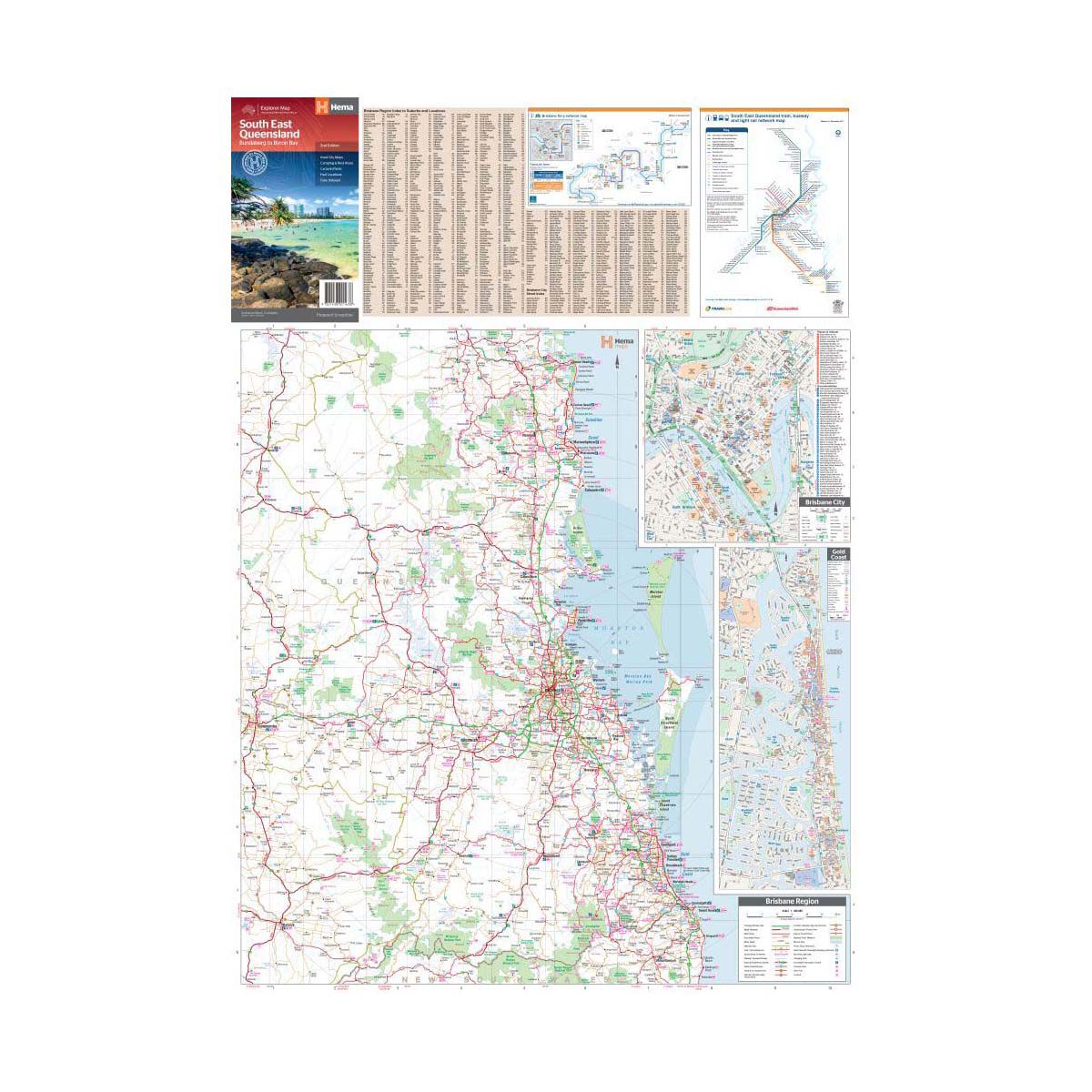 Hema Map Southeast Queensland Map, , bcf_hi-res