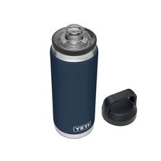 YETI® Rambler® Bottle 26 oz (760 ml) with Chug Cap, Navy, bcf_hi-res