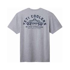 YETI Coolers® Men’s Wildly Stronger Short Sleeve Tee Grey S, Grey, bcf_hi-res