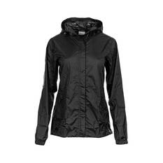 OUTRAK Women's Packaway Rain Jacket, Black, bcf_hi-res