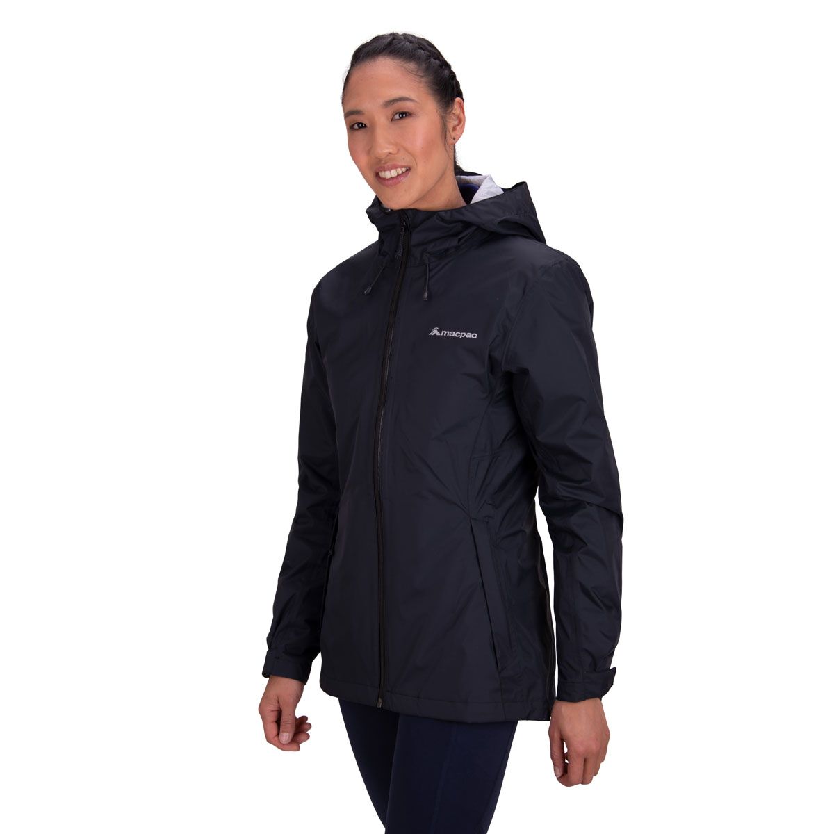 Macpac Women's Mistral Rain Jacket, Black, bcf_hi-res