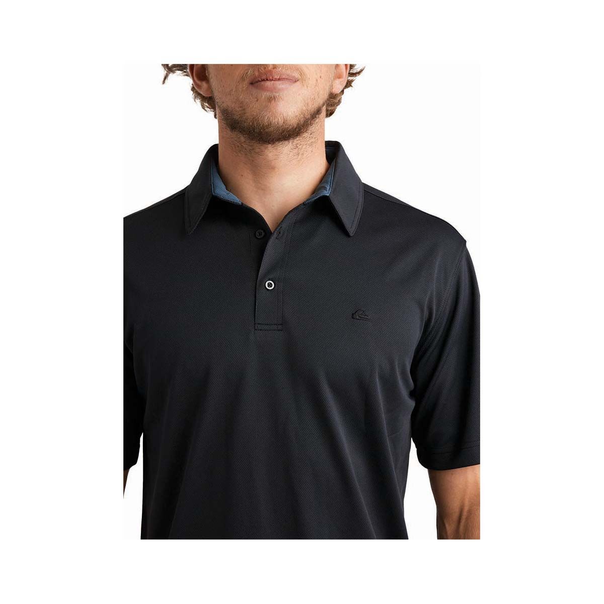 Quiksilver Men's Pacific Polo, Black, bcf_hi-res
