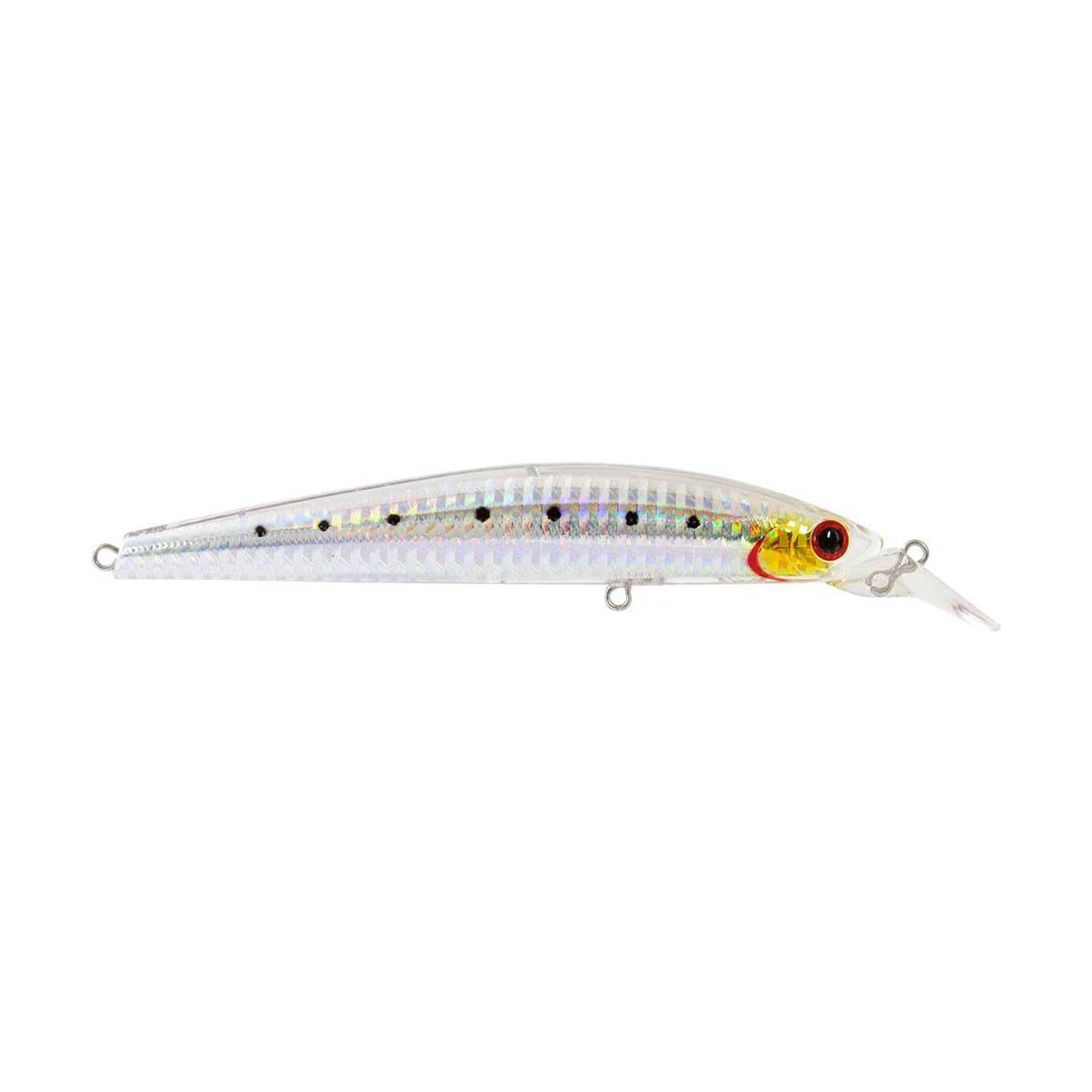 Atomic Hardz Slim Twitcher Hard Body Lure 95mm Silver Glitter, Silver Glitter, bcf_hi-res