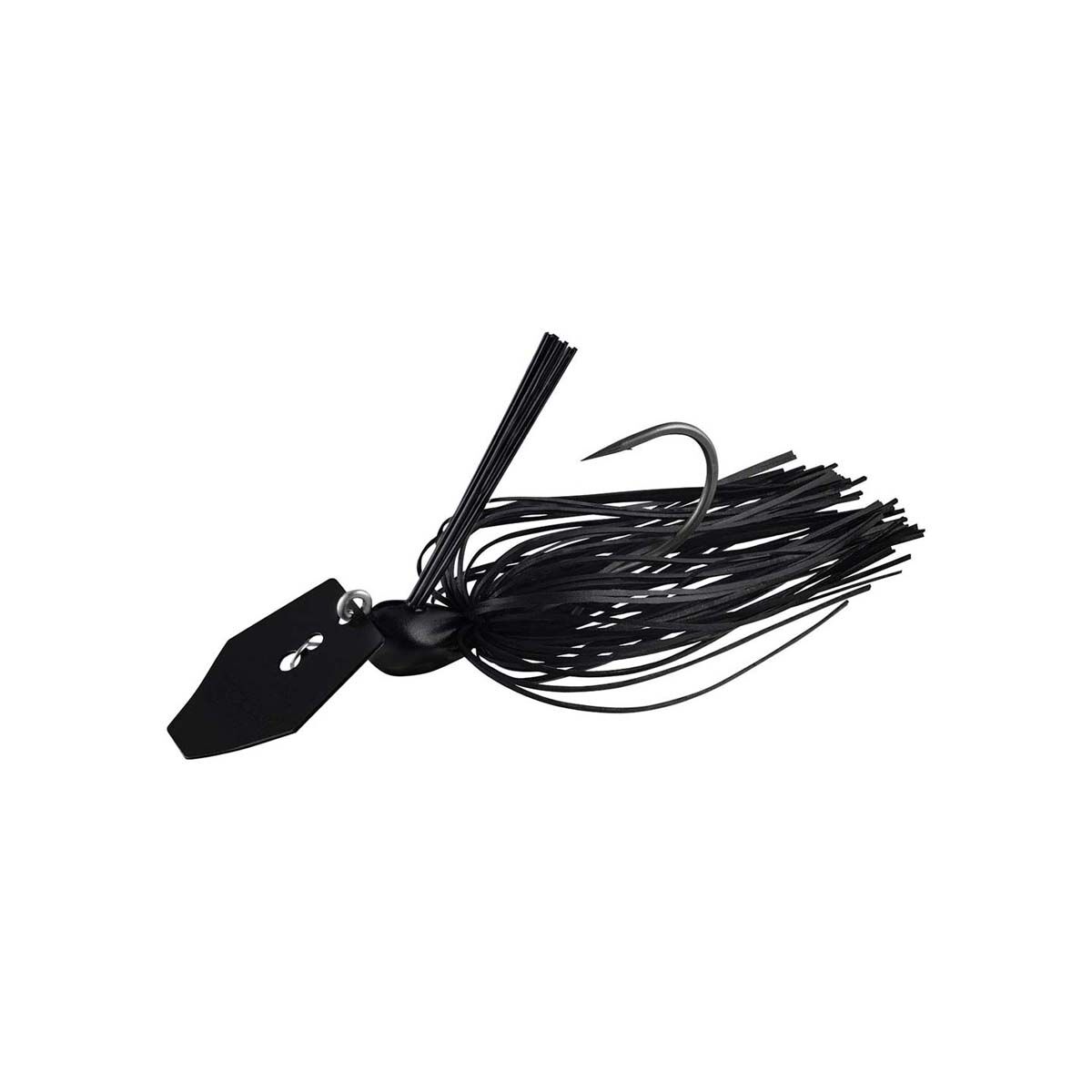 Daiwa Steez Cover Chatterbait Lure 3/8oz Black, Black, bcf_hi-res