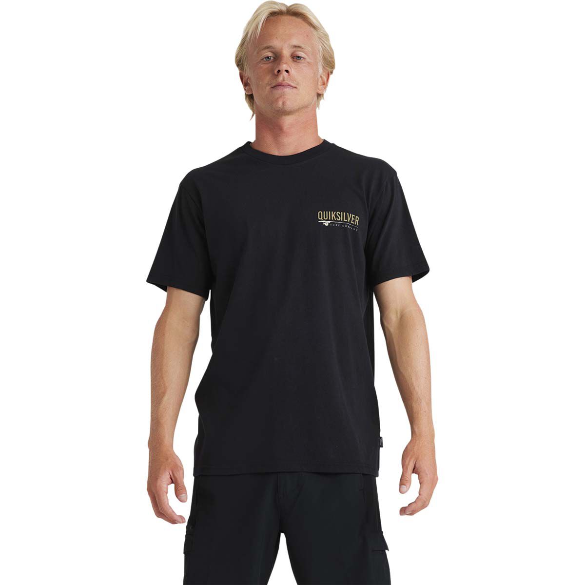 Quiksilver Men&rsquo;s South Side Short Sleeve Tee Black S, Black, bcf_hi-res
