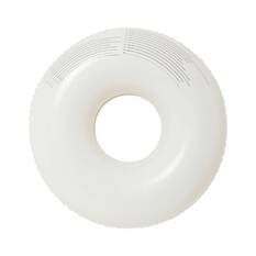 SUNNYLiFE Vacay Olive Stripe Inflatable Pool Tube, , bcf_hi-res