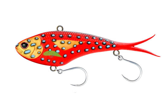 Nomad Vertrex Max Soft Vibe Lure 110mm Coral Trout, Coral Trout, bcf_hi-res