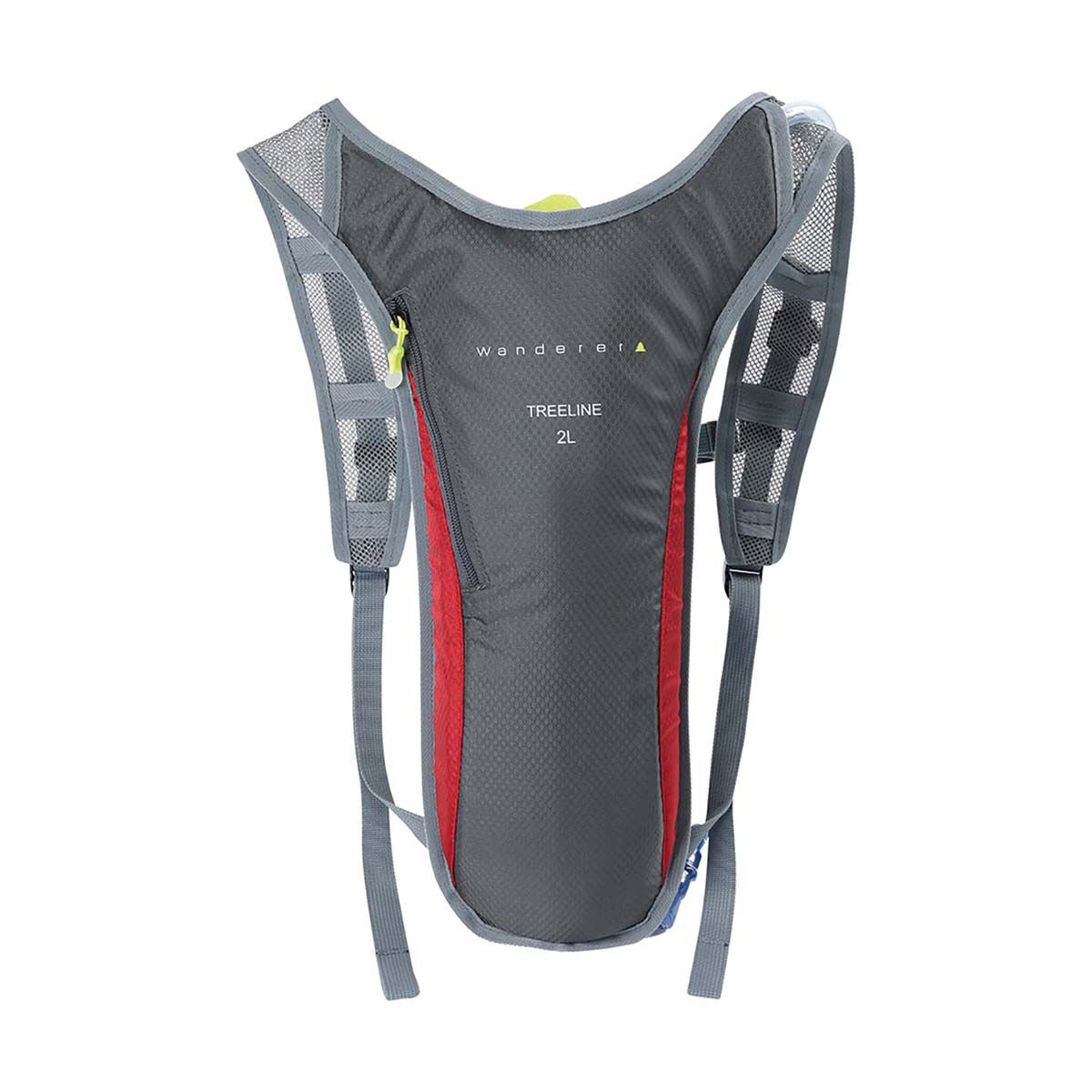 Wanderer Treeline 2L Hydration Pack Red, Red, bcf_hi-res