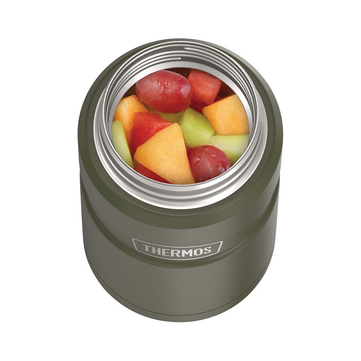 Thermos King Vacuum Insulated Food Jar 710ml Matte Army, , bcf_hi-res