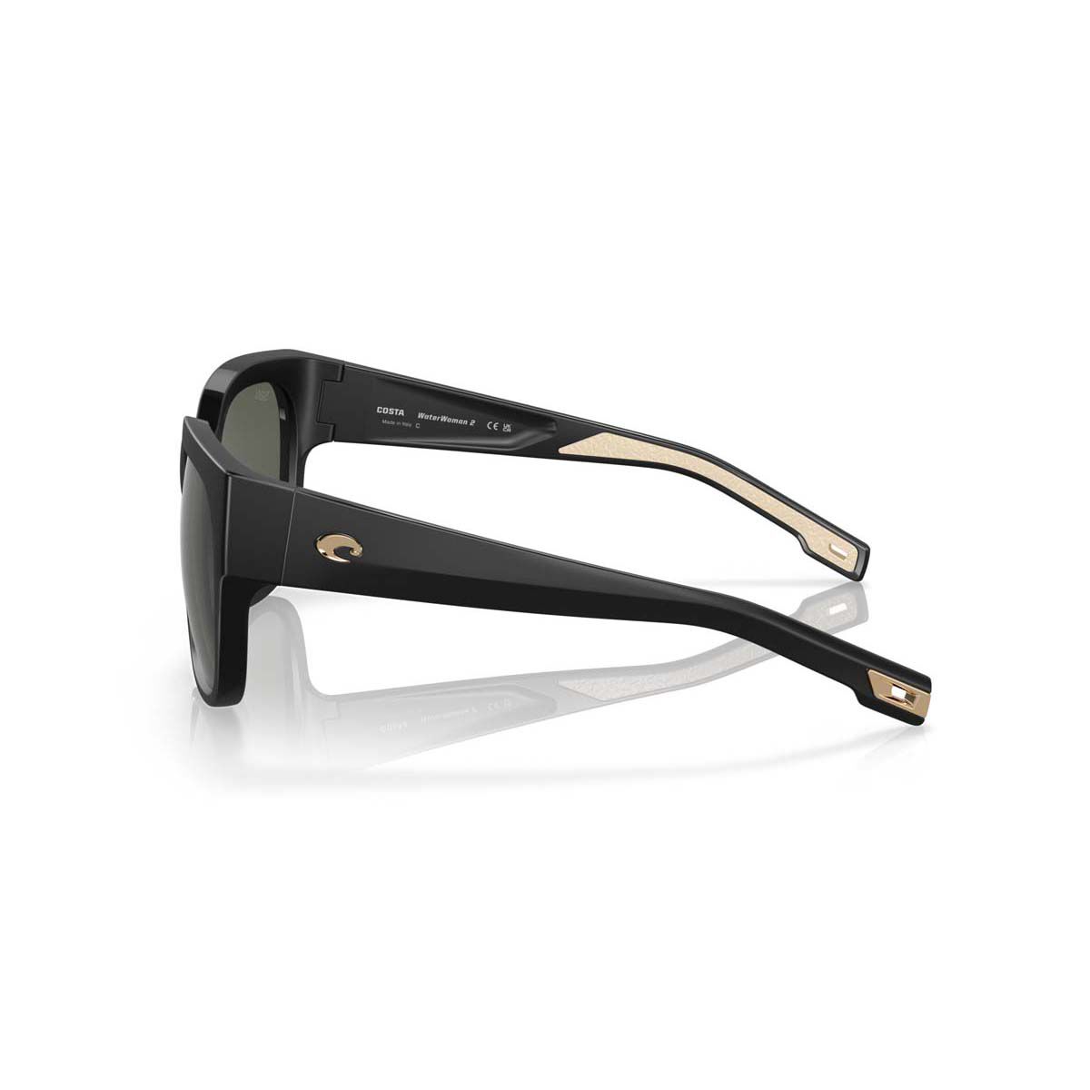 Costa Water Woman 2 Polarised Sunglasses Black with Grey Lens, , bcf_hi-res