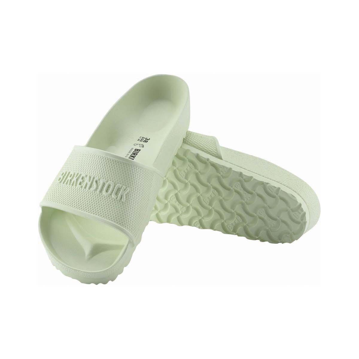 Birkenstock Unisex Barbados EVA Slides, Lime, bcf_hi-res