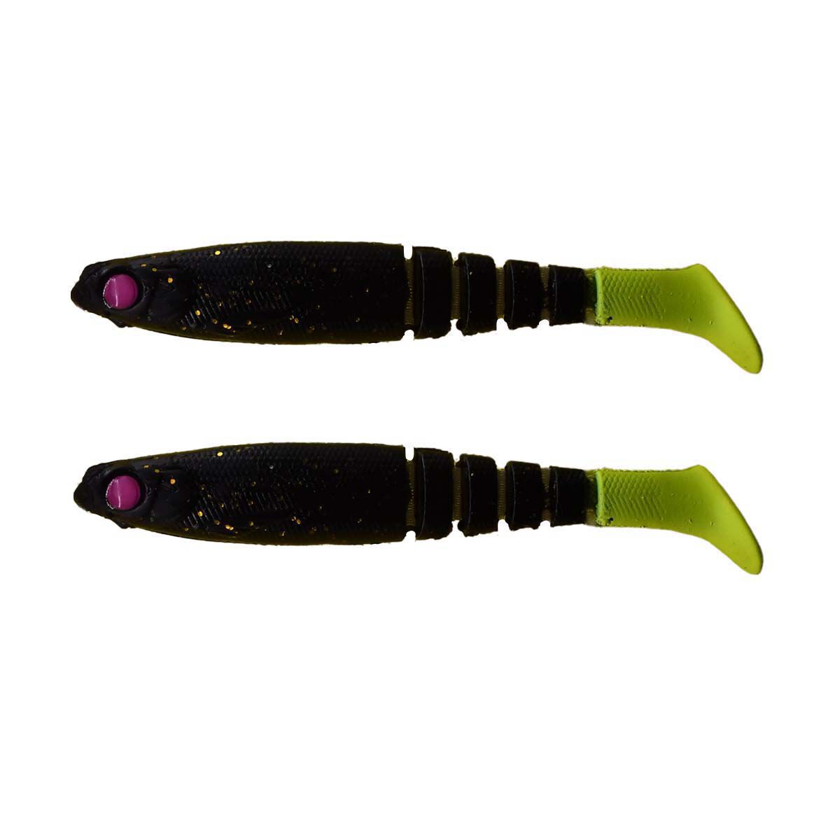 Akame Guppy Soft Plastic Lure 12cm 2 Pack Midnight Light, Midnight Light, bcf_hi-res
