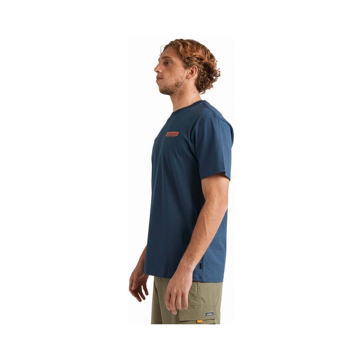 Quiksilver Men's Desert Swells Short Sleeve Tee, Midnight Navy, bcf_hi-res