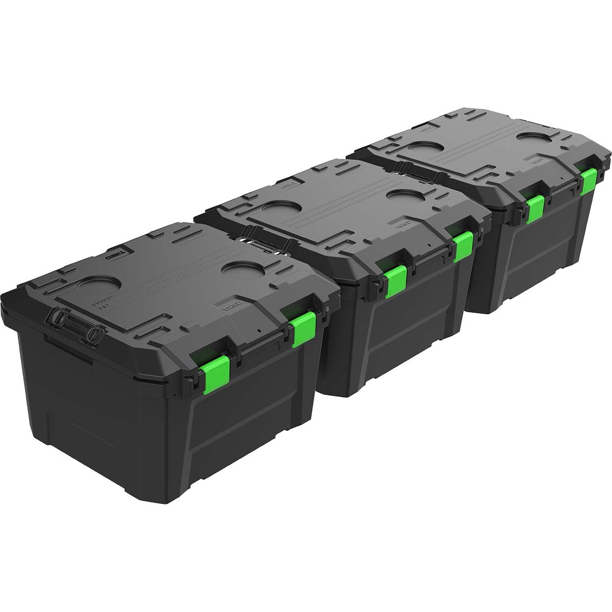 TRED Mid Storage Box 65L Black Green, Black Green, bcf_hi-res