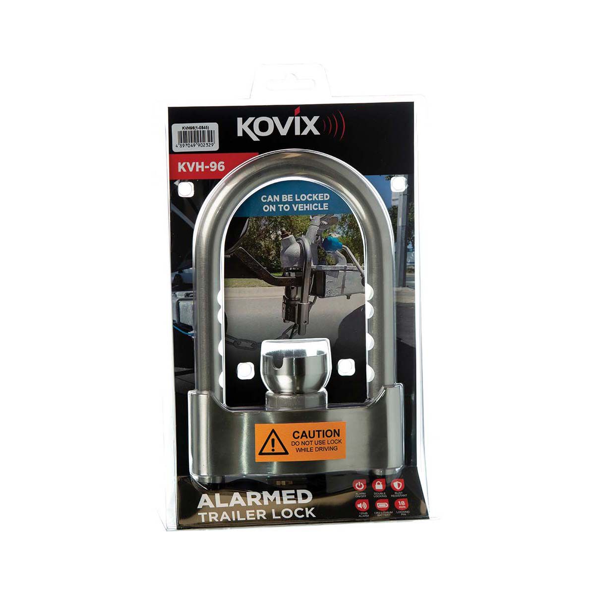 Kovix Alarmed Trailer Lock BCF