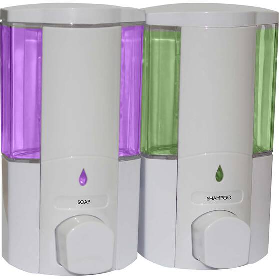 Camec Double Soap Dispenser 400ml, , bcf_hi-res