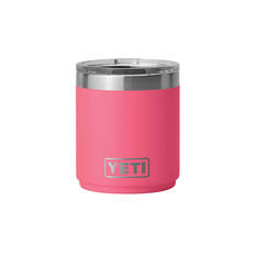 YETI Rambler® Lowball 10 oz (295 ml) with MagSlider™ Lid Tropical Pink, Tropical Pink, bcf_hi-res