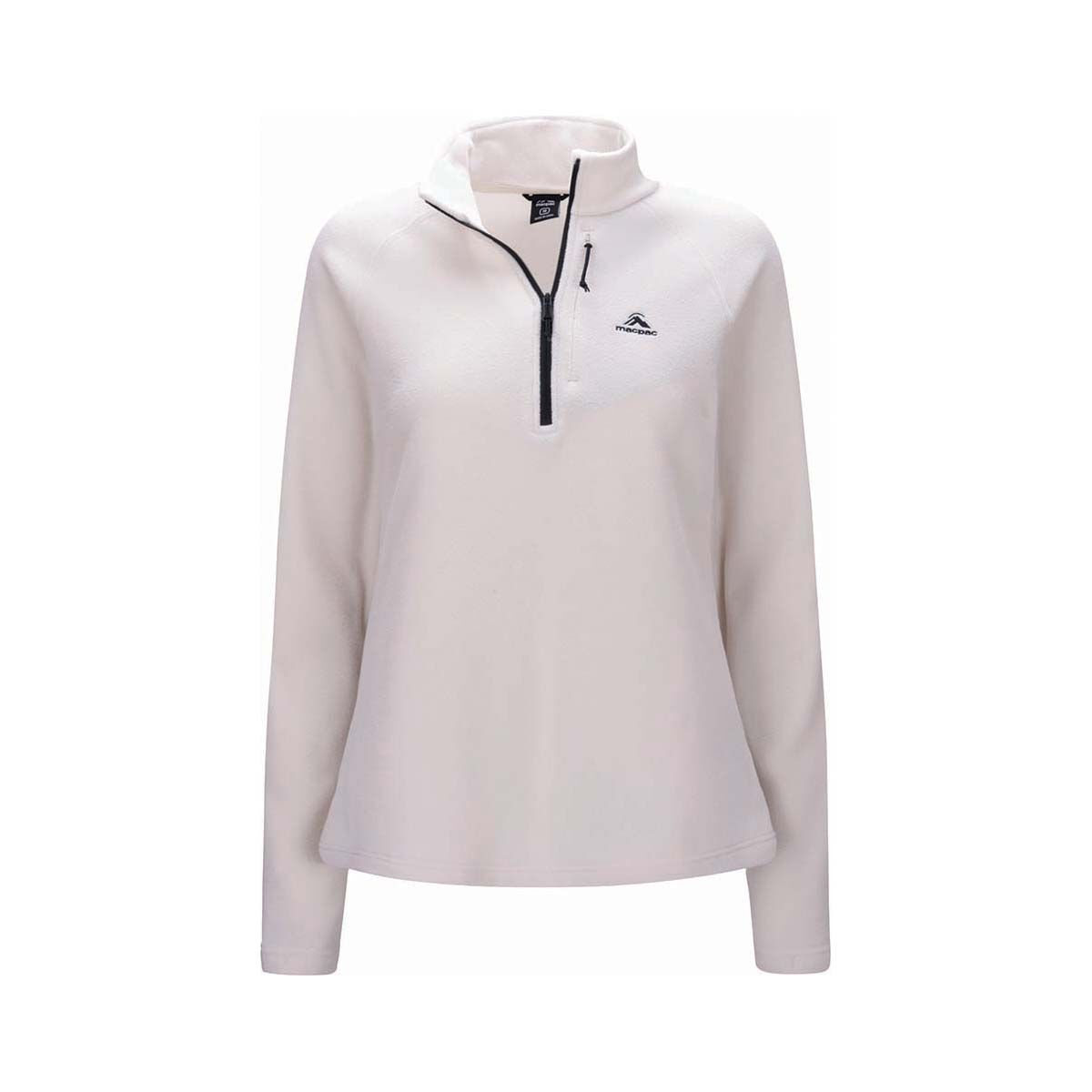 Macpac Women's Tui Fleece Pullover V6, Beige, bcf_hi-res
