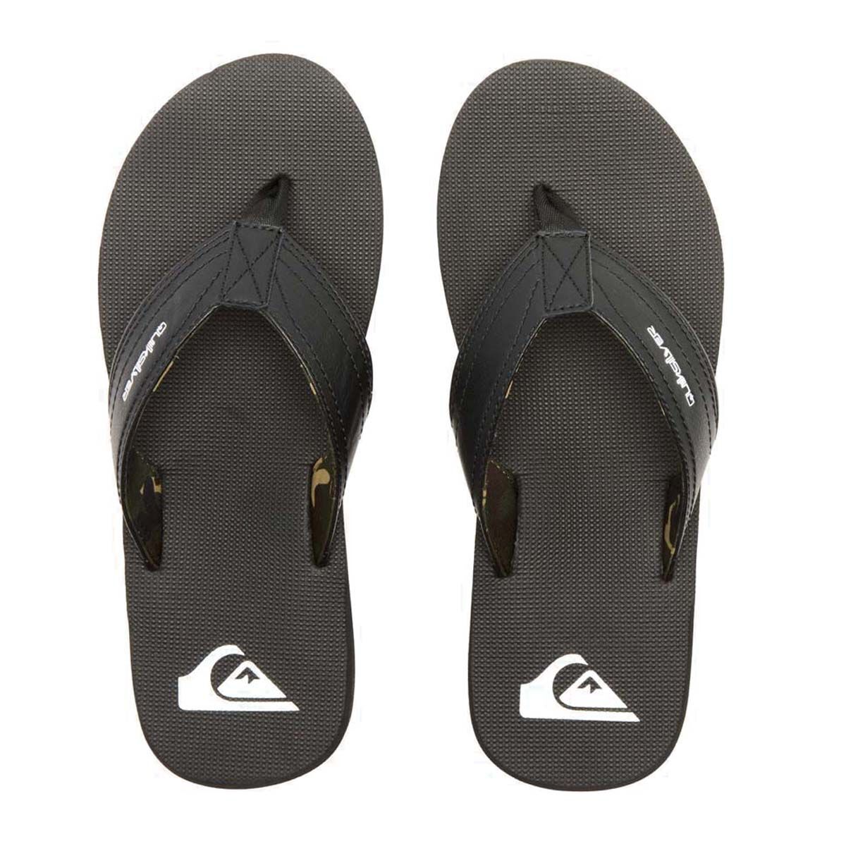 Quiksilver Men&rsquo;s Island Oasis Thongs Black / Camo 8, Black / Camo, bcf_hi-res