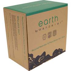 earth by Wanderer® Recycled Materials 16 Piece Dinner Set, , bcf_hi-res