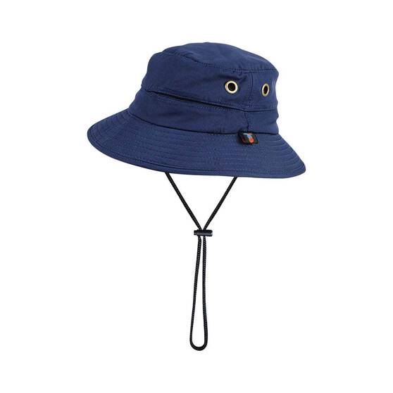 Sun Protection Australia Unisex Bucket Hat Navy, Navy, bcf_hi-res