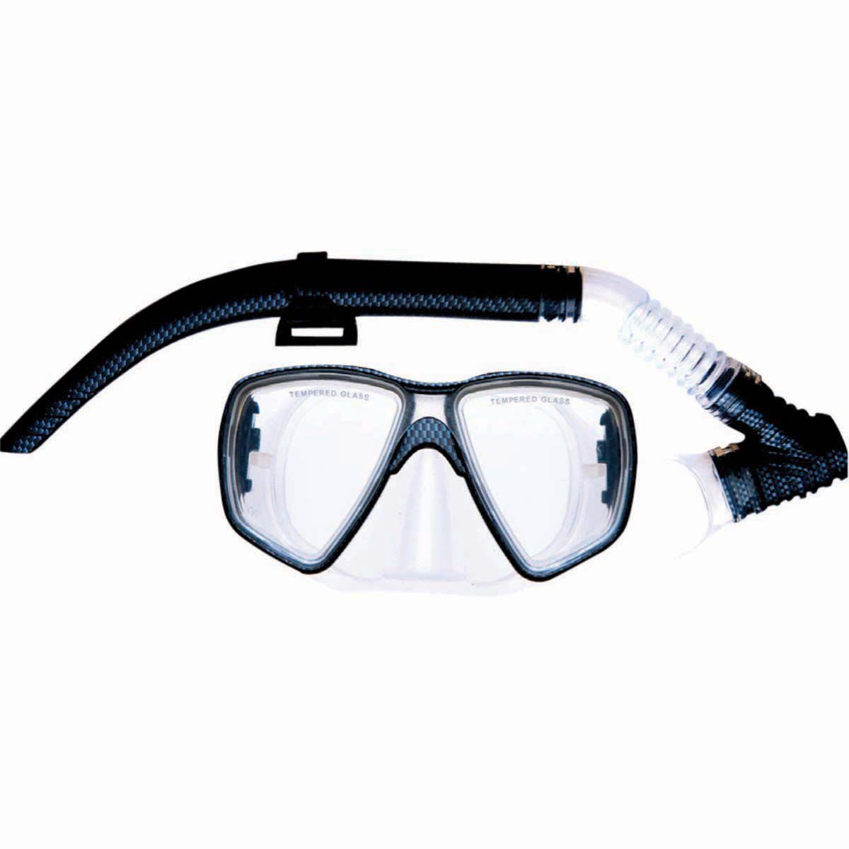 Mirage Carbon Mask and Snorkel Set, , bcf_hi-res