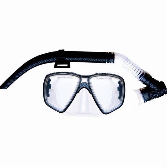 Mirage Carbon Mask and Snorkel Set, , bcf_hi-res