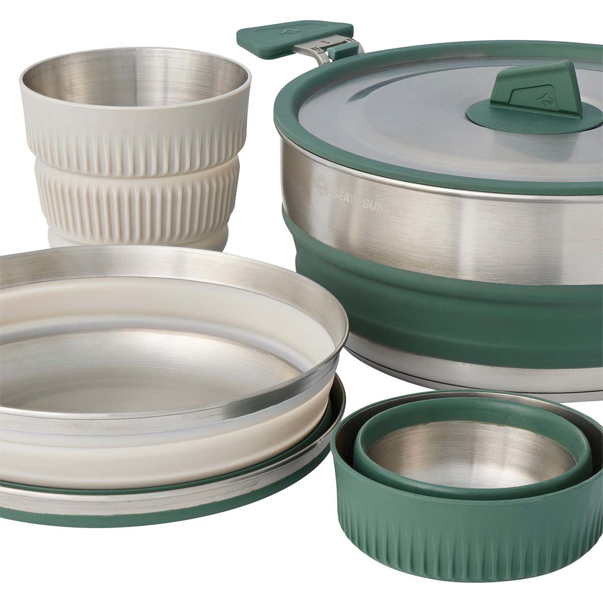 Sea to Summit Detour One Pot Stainless Steel Cook Set 3L, , bcf_hi-res