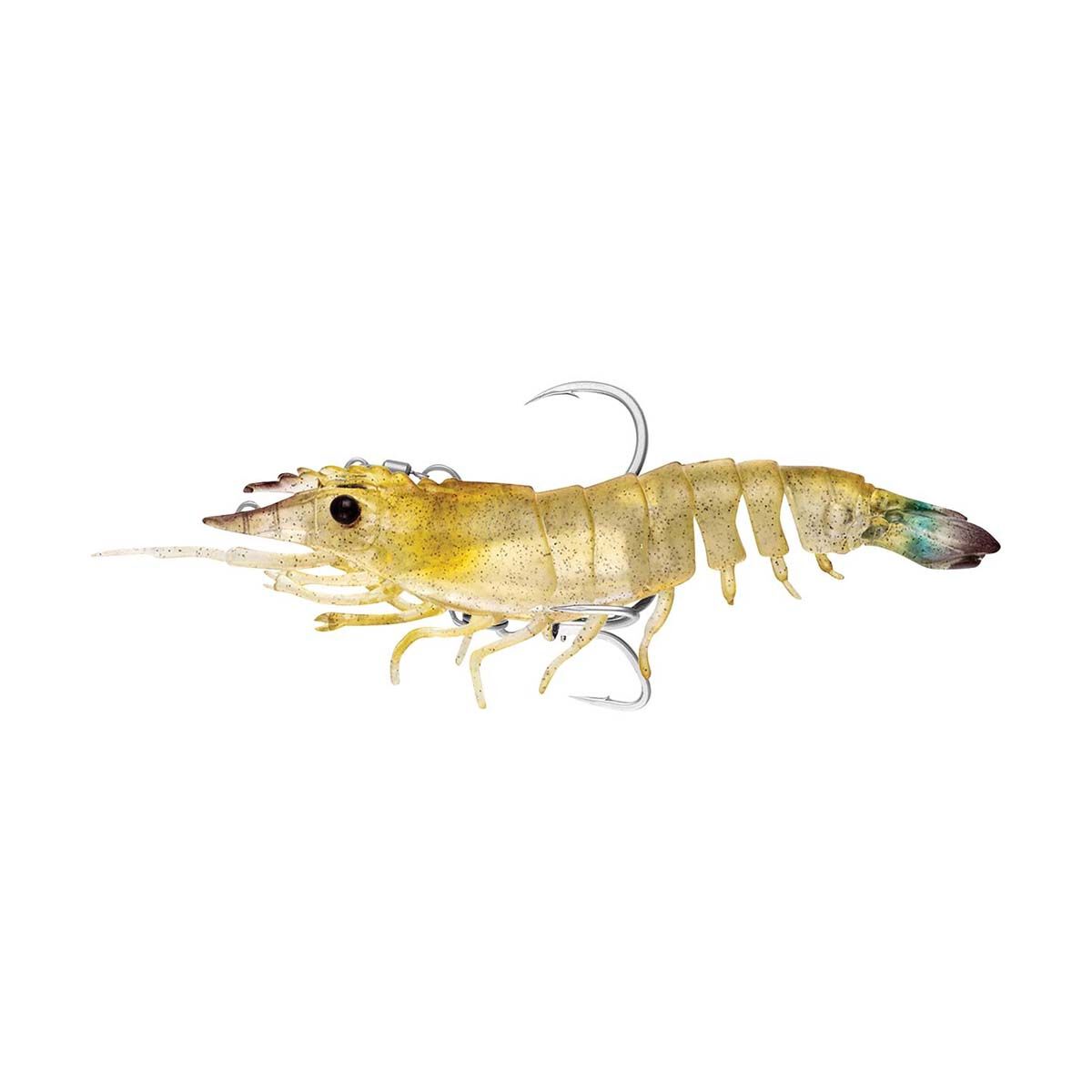 Nomad Live Ops Sumo Shrimp Pre-Rigged Soft Plastic Lure 4in Fried Banana, Fried Banana, bcf_hi-res