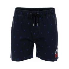 The Great Northern Brewing Co. Men's Printed Volley Shorts, Navy Print, bcf_hi-res