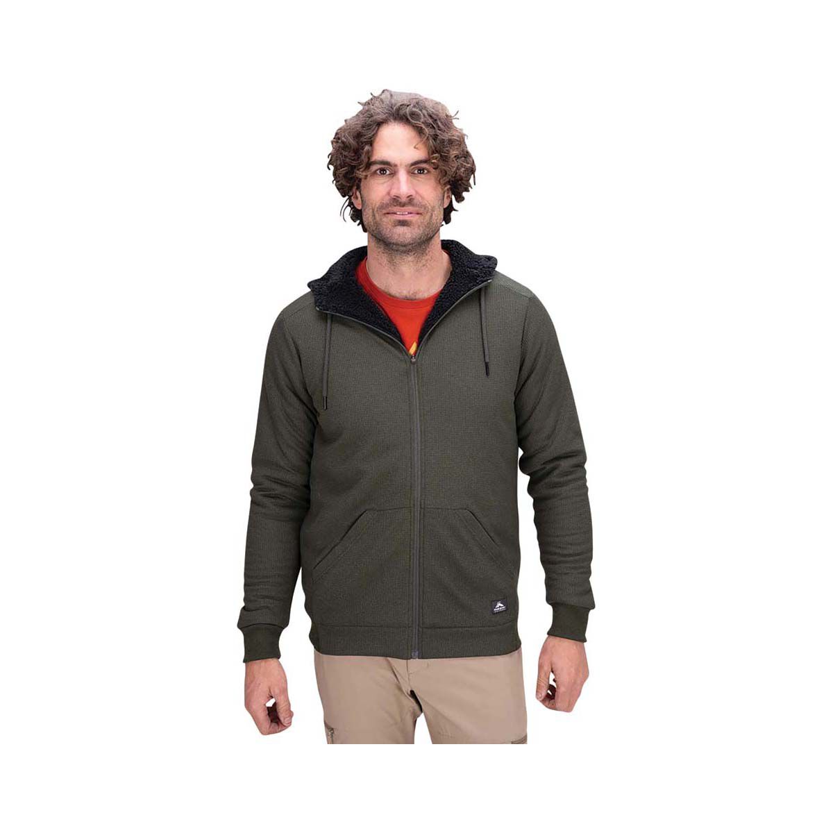 Macpac Men s Waffle Sherpa V3 Hoodie Rosin M