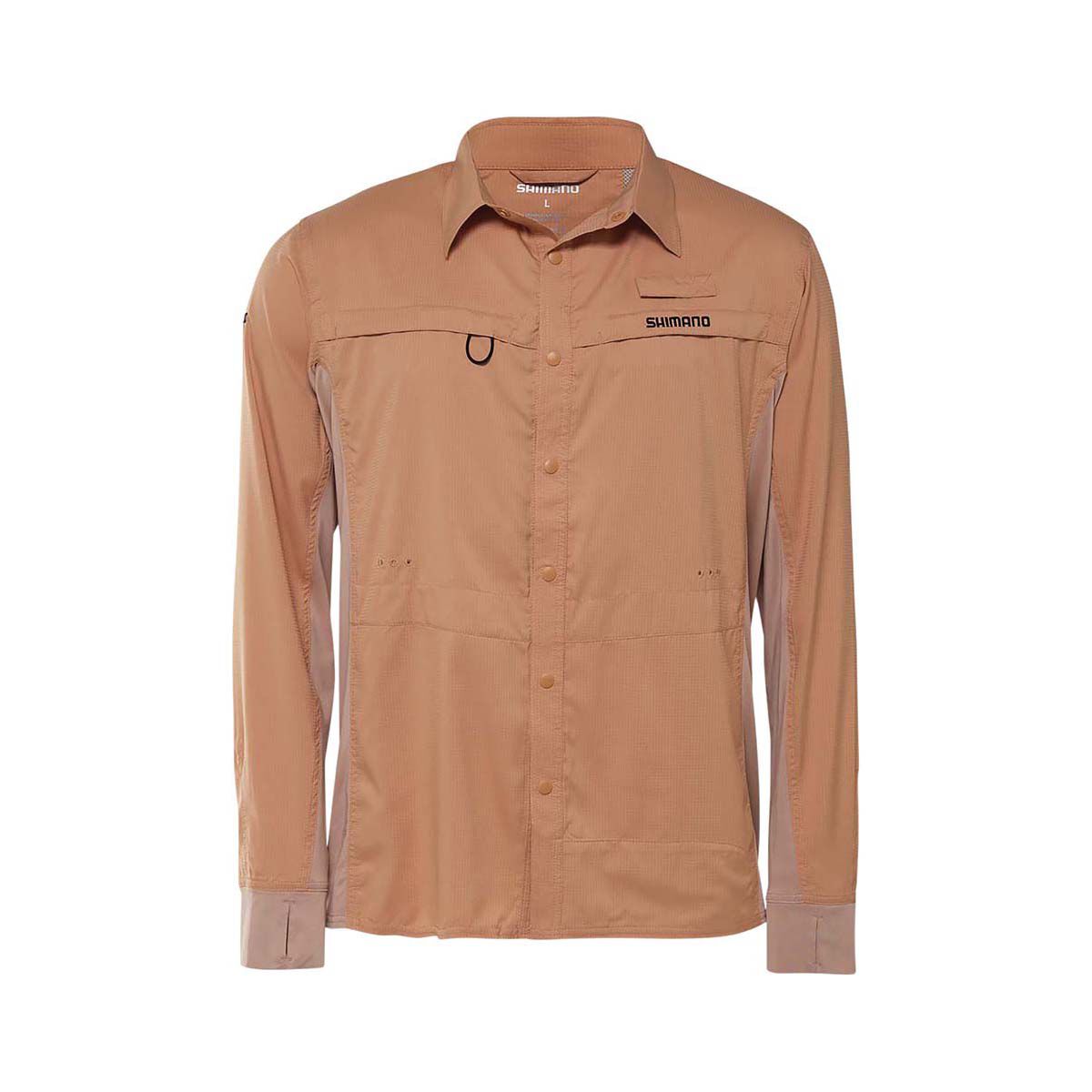 Shimano Men's Pro Vented Stretch Fishing Shirt Orange XL BCF
