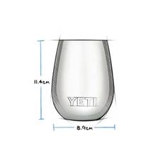 YETI Rambler® Wine Tumbler 10 oz (295ml) with MagSlider™ Lid Navy, Navy, bcf_hi-res