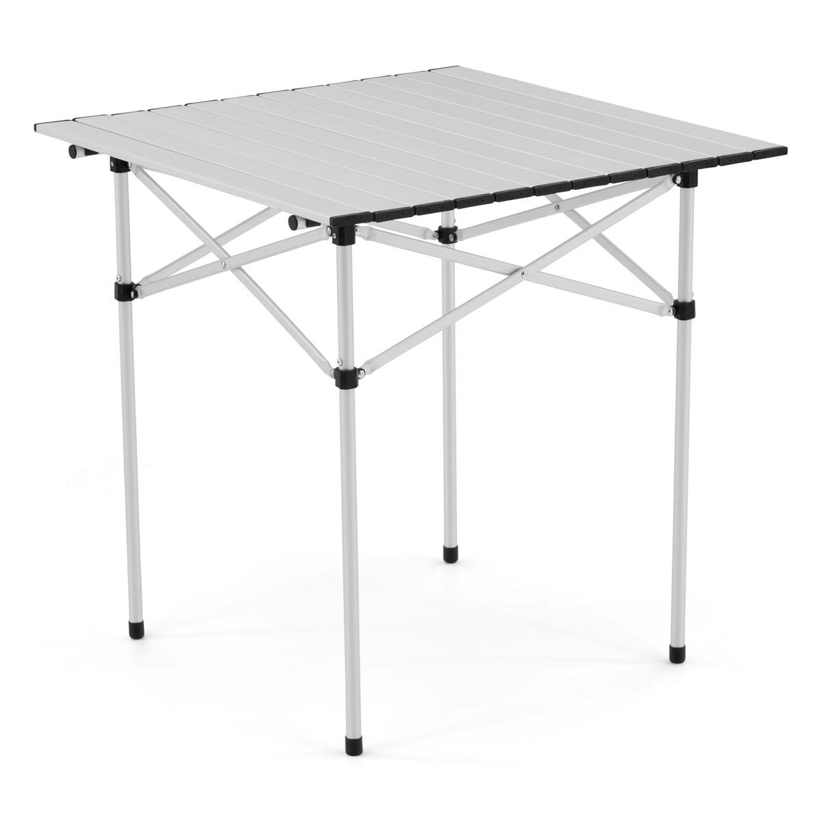 BCF Lightweight Aluminium Roll Up Camp Table, , bcf_hi-res