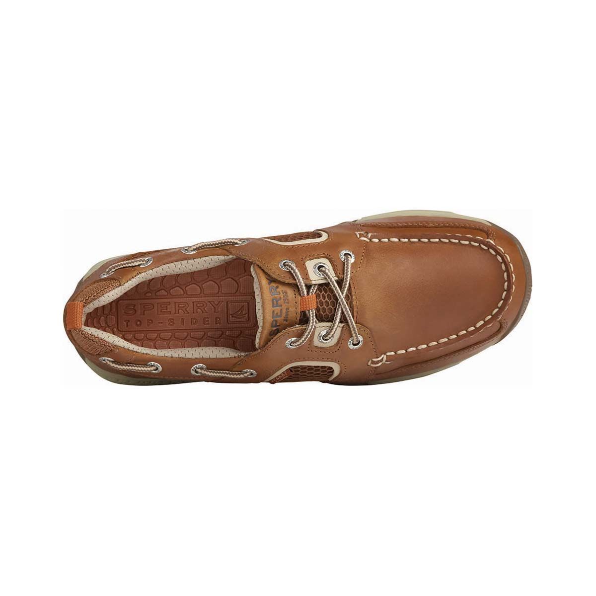 Sperry Men's Seakite Sport Moc Boat Shoes Tan 8, Tan, bcf_hi-res