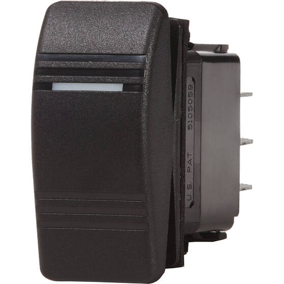 Blue Sea Systems Contura DPST On/Off Black Switch, , bcf_hi-res