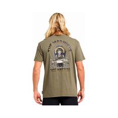 The Mad Hueys Men’s Size Matters Short Sleeve Shirt Olive S, Olive, bcf_hi-res