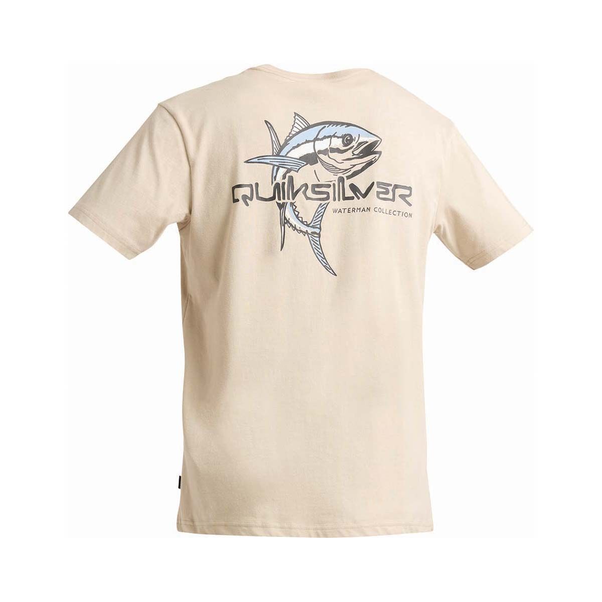 Quiksilver Men&rsquo;s Catch and Release Short Sleeve Tee Cloudy Gray S, Cloudy Gray, bcf_hi-res