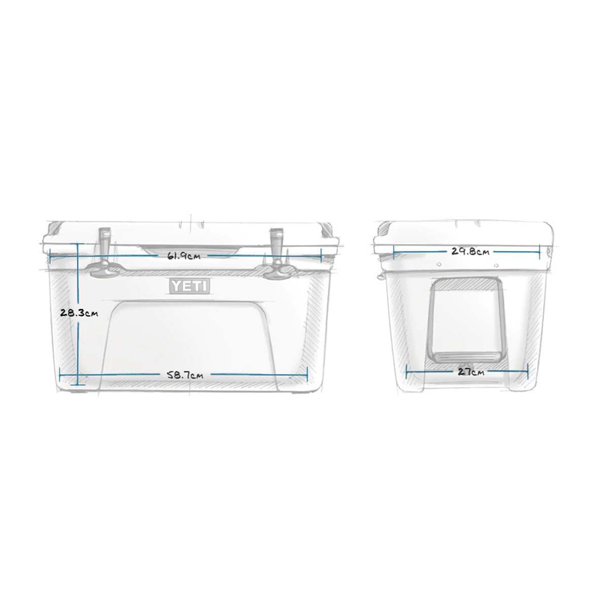 YETI&reg; Tundra&reg; 65 Hard Cooler White, White, bcf_hi-res