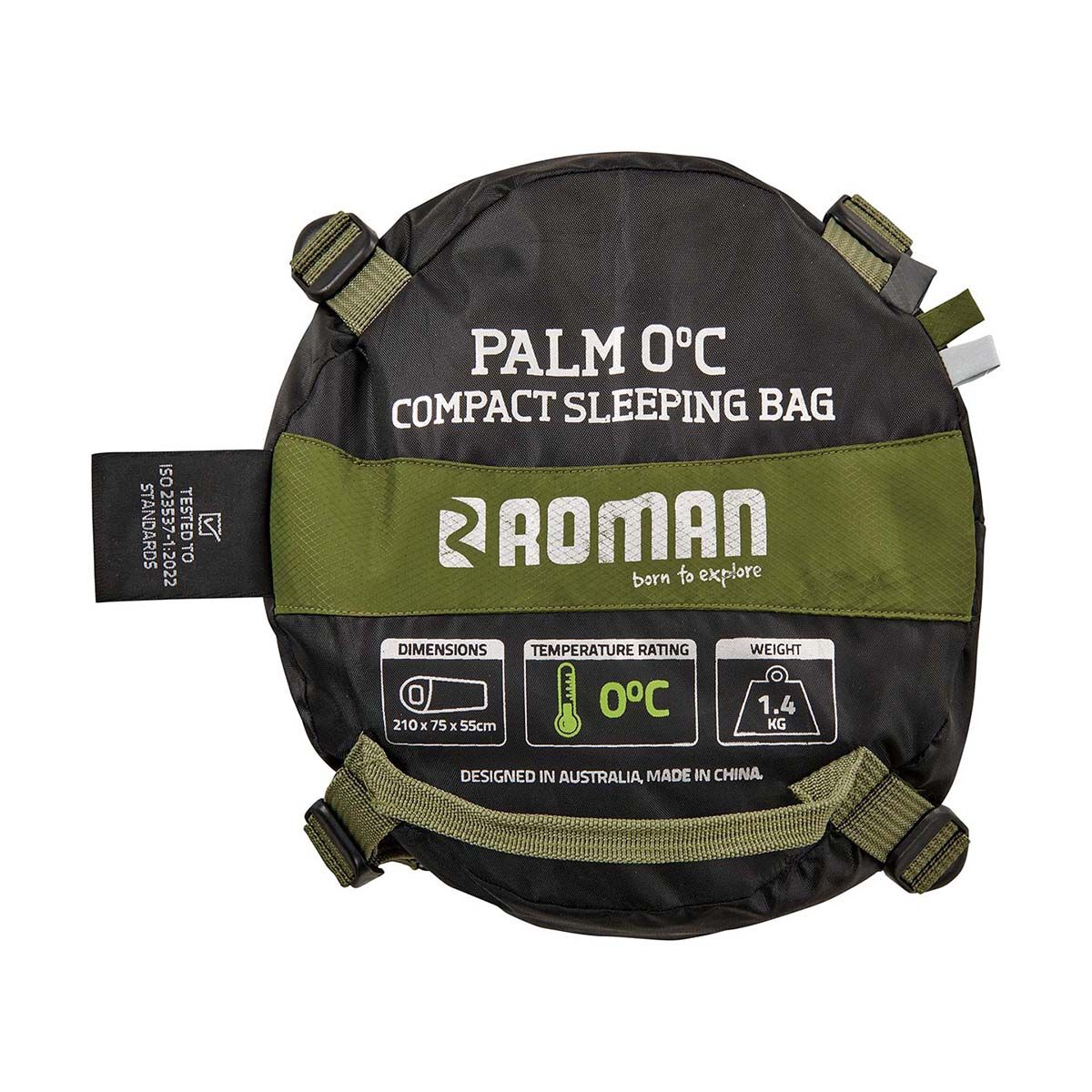 Roman Palm 0&deg;C Hike Sleeping Bag, , bcf_hi-res